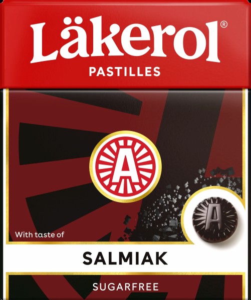 Läkerol Pastiller Salmiak Sockerfri