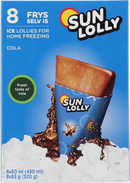 Sun Lolly Wassereis Cola