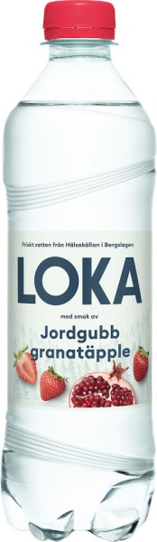 Loka Jordgubb & Granatäpple 0,5l (EINWEG)