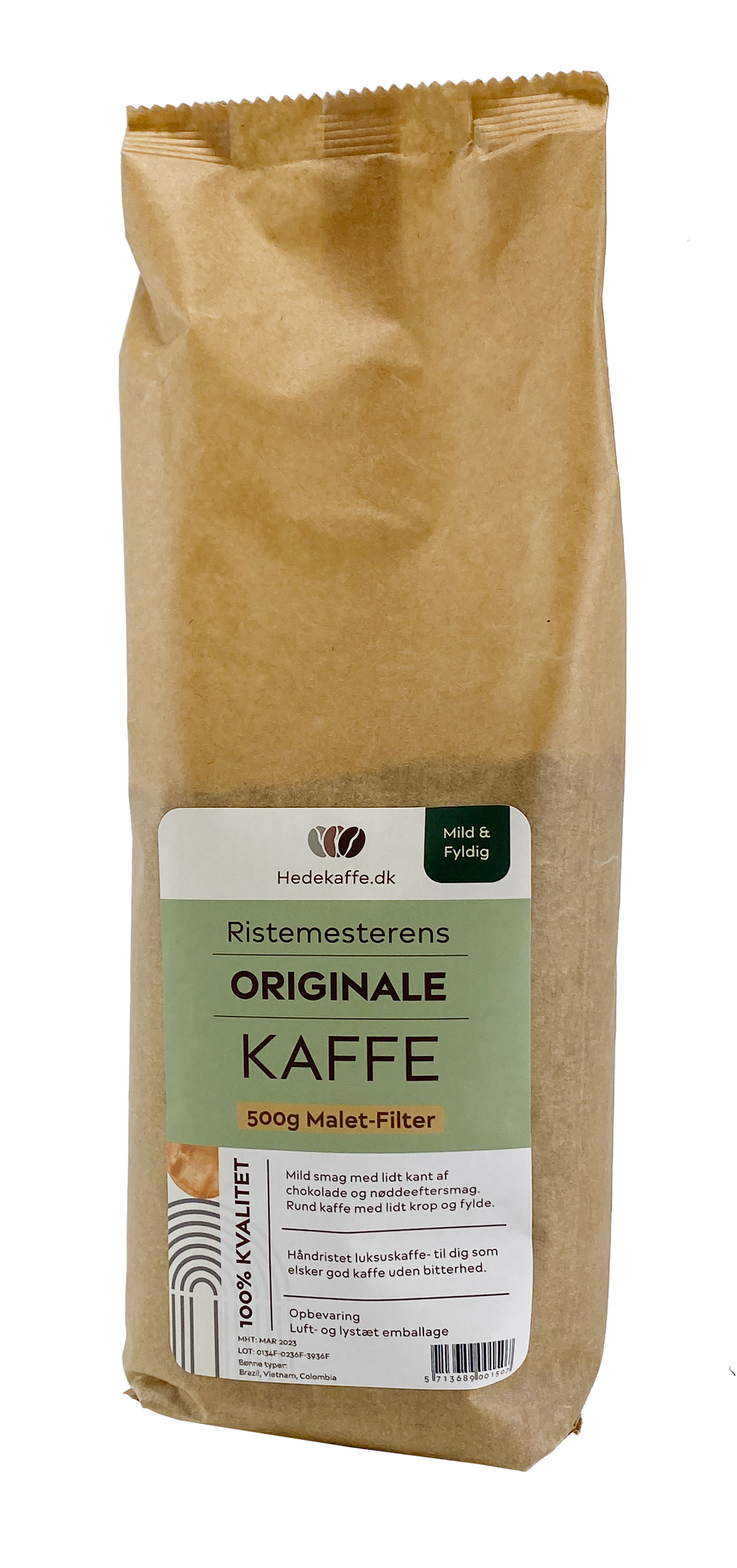 Hedekaffe Ristemesterens Originale Kaffe Gemahlen | Hedekaffe ...